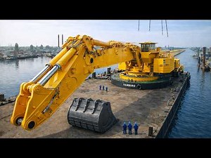 Watch This Massive Crane Assembly Step by Step! Extreme Heavy Lifting and Industrial Machinery