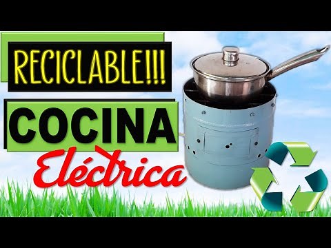 Como hacer Una Estufa Eléctrica en casa Con materiales RECICLABLES "TUTORIAL"
