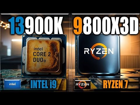 9800X3D vs 13900K Benchmarks - Gaming Benchmarks / Applications Tests