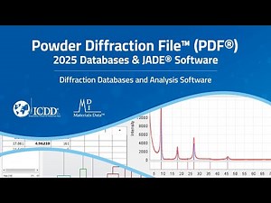 ICDD Product Release 2025 - featuring PDF-5+ and other PDF Databases