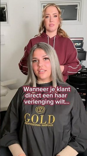 60 cm extensions haarverlenging in één afspraak