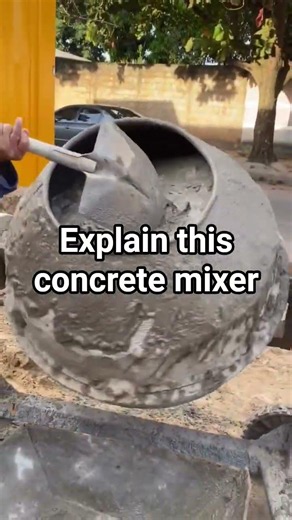 How to use a concrete mixer, sand, cement, ...... and.......