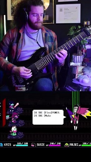 Big Shot cover from Deltarune coming tomorrow! #metal #deltarunechapter2 #deltarune