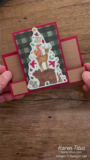 Christmas Fun Fold Card Layout: Easel Card — So Many Possibilities!