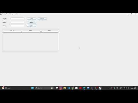 Student Record Management System in Java | GUI Project using Swing