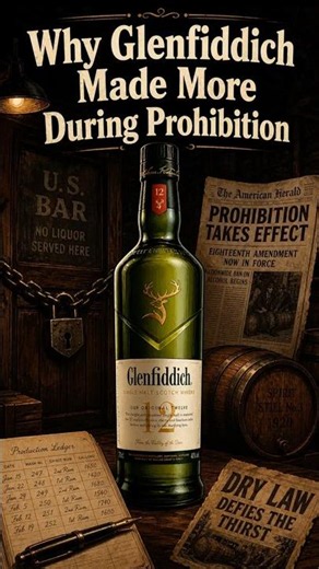 Why Glenfiddich Made More During Prohibition? #whisky #Glenfiddich