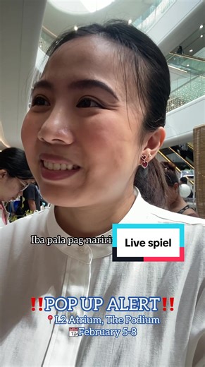 Narinig niyo na din po ba live yun spiel ko? 😛 ✨THE PODIUM✨ 📍L2 Atrium, near Lacoste 📆February 5-8 ✨SM AURA✨ 📍LGF, near National Bookstore/Honolulu Cafe 📆February 9-15 ✨TRINOMA✨ 📍L2, near Owndays 📆February 27-March 1 ✨ESTANCIA✨ 📍4/F East Wing near Ortigas Cinemas 📆OPEN DAILY for walk ins, same day delivery, and nationwide shipping #bakeshop #smallbusiness #pov #cashier #fyp
