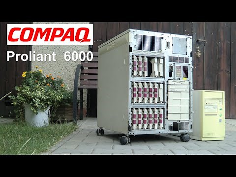 Quad Intel Xeon - COMPAQ Proliant 6000 first start + inspection