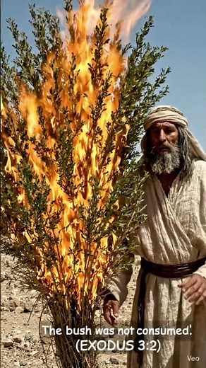 The Bush Burned… But Was Never Consumed#exodus #god #faith