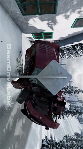 Icy Intersection Turns Deadly in Seconds | BeamNG.Drive