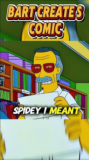 Bart Creates Comic