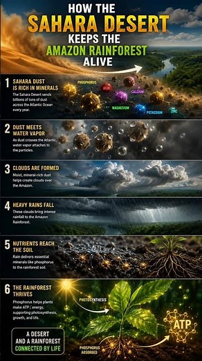 How the Sahara Desert Keeps the Amazon Rainforest Alive By VMC Medical