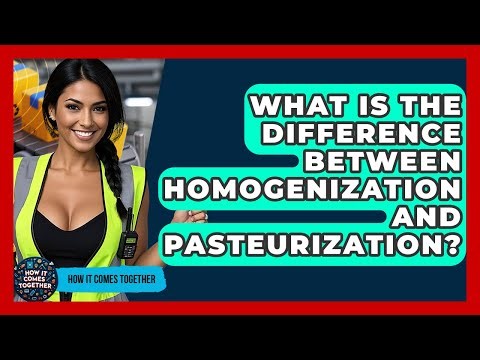 What Is The Difference Between Homogenization And Pasteurization? - How It Comes Together