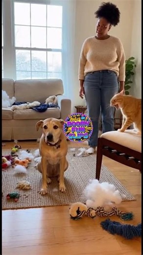 Guilty Dog vs. Snitch Cat 😹🐶 | Who Made This Mess?!