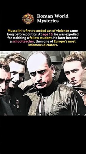 Mussolini’s Violent Temper Appeared Long Before He Entered Politics