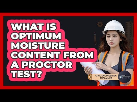 What Is Optimum Moisture Content From A Proctor Test?