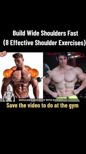 Build Wide Shoulders Fast - 8 Effective Shoulder Exercises