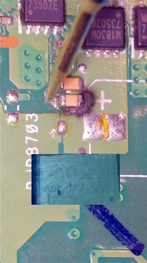 exploded cap #repair #soldering