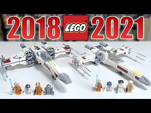 LEGO Star Wars X-WING STARFIGHTER Comparison! (75218 vs 75301 | 2018 vs 2021)