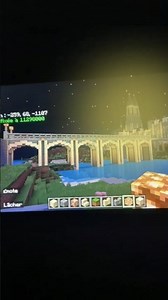 Ma construction sur minecraft sur switch m’avance.💖😍🥰