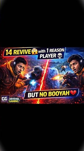 14 REVIVE 😳 with 1 PRO PLAYER 💀 But No Booyah 💔 | GG Abhishek Gaming