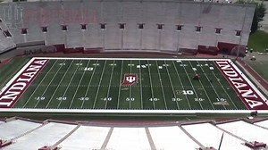 After 2 weeks of hard work, the new Memorial Stadium turf is in! | Indiana Football