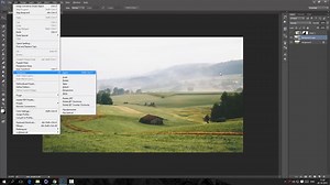 How to bend a picture in Photoshop - inception effect