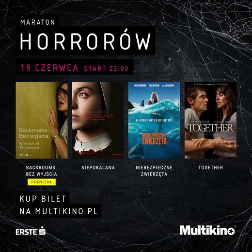 Nocny Maraton Horrorów w Multikinie. Cztery nurty grozy już w czerwcu