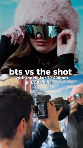 Setting up the shot vs. the shot with the @nikonusa NIKKOR 70-200mm f/2.8 VR S II