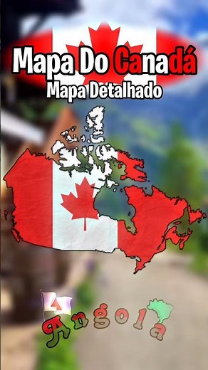• Mapa Detalhado Do Canadá 🇨🇦 || #mappingcombr #geography #mapper #fyp #mapping #canada #shorts
