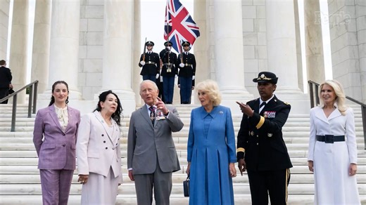Union Jack Flag Flown Upside Down During King Charles and Queen Camilla's Visit to Arlington Cemetery