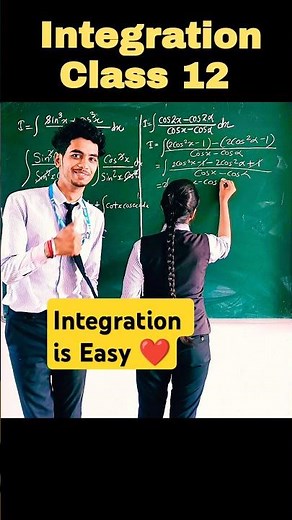 Integration Class 12 |Class 12 Maths Chapter 7 | Maths Challenge #ytshorts #shorts #fun #integration