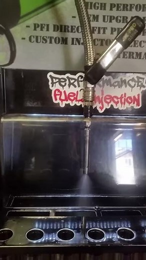 Porsche 911 K-jetronic fuel injector pop testing.