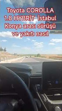 TOYOTA COROLLA 1.8 HYBRID #ytdayibenionecikarnolur #automobile #featureme #test