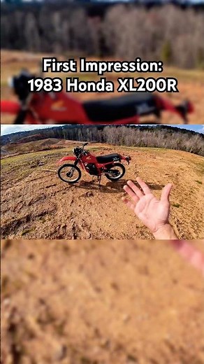 First Ride On My 1983 Honda XL200R! #dirtbikeadventures #vintagemotorcycle #willitrun
