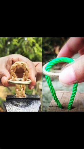 It's a Collaboration of One Rope Hack #creativesurvival #tipsntricks #tipsntricks #shortvideo