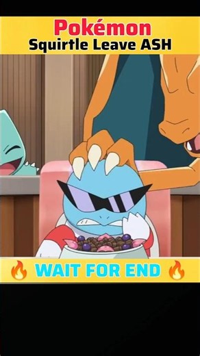 Why Squirtle Leave Ash 😢 | Pokémon Fact | #pokemon #shorts