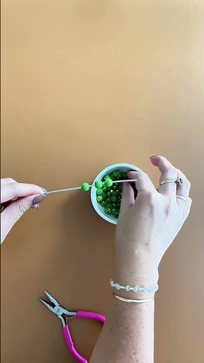 DIY Wood Bead Christmas Tree