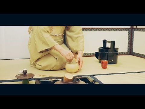 炉 薄茶点前 ～手桶水指を使って～【裏千家茶道】