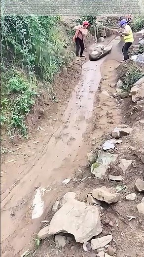 Sliding the Stone: The Gravity Method for Moving Heavy Materials Downhill