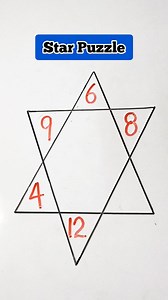 Star Puzzle 🌟/ Reasoning Puzzle Challenge for Genius 🧠👍 #mathtest #reasoning #mathpuzzle | Learn with Ankita Bhatia