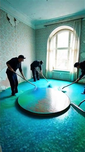 Crafting an Epoxy Floor With a Secret #diy #design #craft