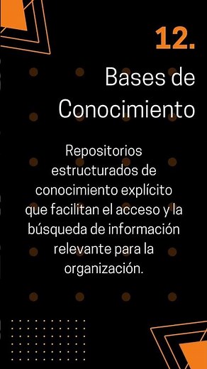 12. Qué son Bases de Conocimiento
