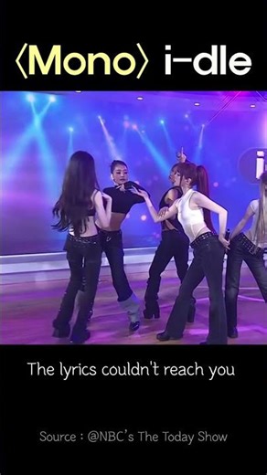 i-dle “Mono” LIVE on NBC’s The Today Show🎤#아이돌 #idle #mono #kpop