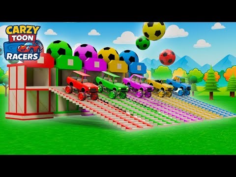 Magic Paint Cars ✨🎨 | Learning Colors 3D Cartoon