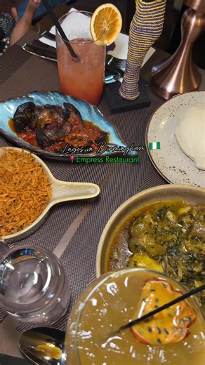 Looking for an aesthetically pleasing and flavor filled Nigerian Restaurant in Birmingham UK! Look no further and find your way to @Empress Restaurants ‼️ Service was 10/10, food was yummy, drinks were tasty and aesthetics were eating!😍🤤 Me and my friend were literally thinking that this is a great spot to rent out and do a perfect birthday dinner👀 If you’re a fan of Empress Bar and Grill, then you should be a fan of this other branch as well. Thank you for having us🥰 @Delicious PR INVITE/PR