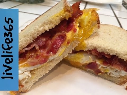 How to...Make a Classic Fried Egg, Bacon & Cheese Sandwich