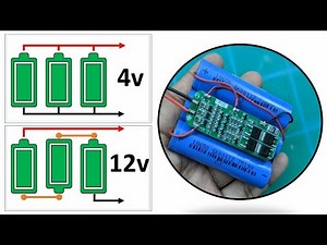 "DIY 18650 Lithium Battery Pack Build: 3-Cell with BMS for Ultimate Power!" 12volt battery