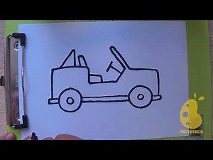 How to Draw Easy jeep car