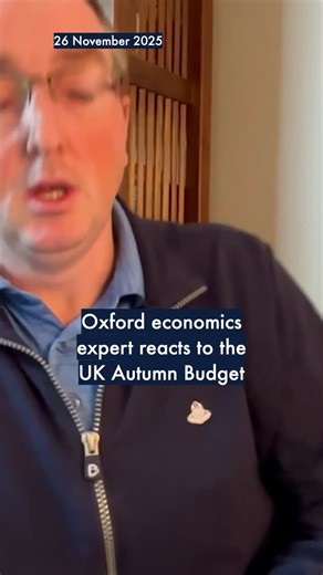 Thoughts on yesterday’s Budget from Professor Michael McMahon, tutor on our Applied Monetary Economics summer course. 📊 | Oxford University Economics Summer Schools